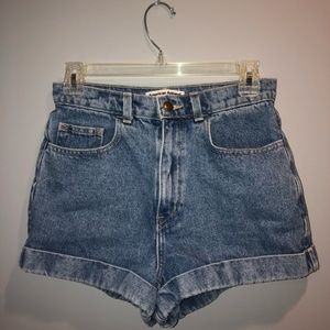 American Apparel denim shorts